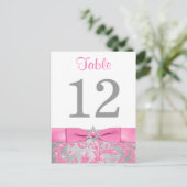 DRUKBEELD - WinterWonderland - Tabelnummer kaart (Staand voorkant)