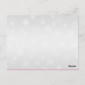 DRUKBEELD - WinterWonderland - Tabelnummer kaart (Achterkant)