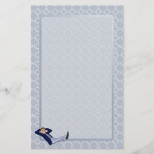 drukbezet Man Briefpapier