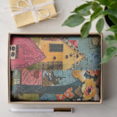 drukbezette ontkoppeling van steden tissuepapier (Geschenk)