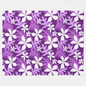 DRUKBlanket VAN DE TIARE (PAARSE) VLUCHT Fleece Deken (Voorkant (Horizontaal))