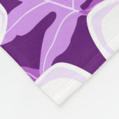 DRUKBlanket VAN DE TIARE (PAARSE) VLUCHT Fleece Deken (Hoek)