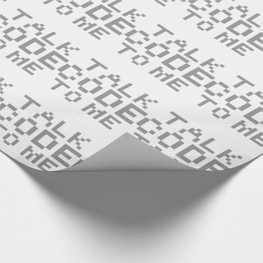 DRUKCODE VOOR MIJ CADEAUPAPIER (Hoek)