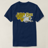 Drukke Bee Cafe uit The Zone verdrietig en vervaag T-shirt (Design voorkant)