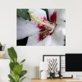 Drukke Bee Hibiscus Pollen Party Poster (Thuiskantoor)