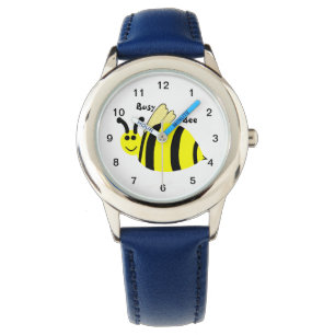 Drukke Bee Yellow Bumble Bee Kinderhorloge Horloge