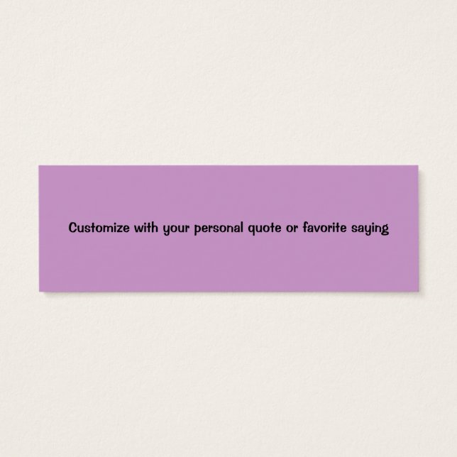 Drukke bijenboek marker mini visitekaartjes (Achterkant)