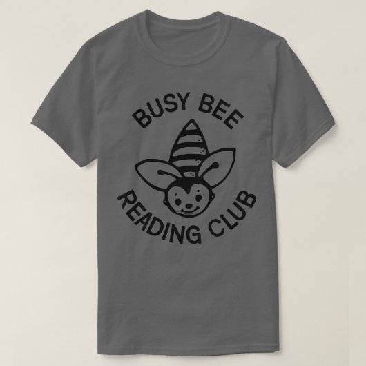 Drukke bijenleesclub t-shirt (Design voorkant)