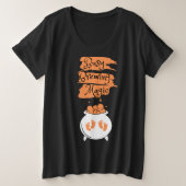 Drukke Brouwerij Magie - Tweeling Mom-to-Be Hallow Grote Maat T-shirt (Design voorkant)
