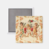 Drukke Cupids Valentijn Custom Magnet (Voorkant / Achterkant)
