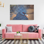 drukke duif canvas afdruk (Insitu (Woonkamer))