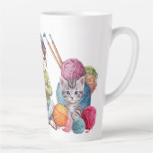 Drukke haken latte mok (Rechts)