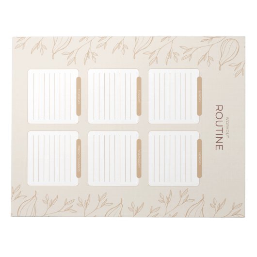 Drukke Joodse Mam's Weekly Workout Routine Planner Notitieblok (Voorkant)