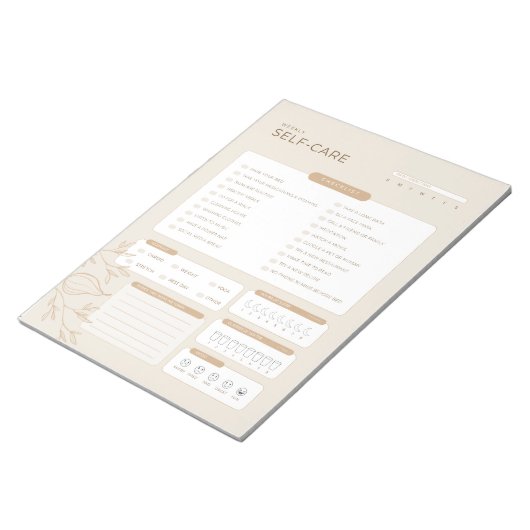 Drukke Joodse Moeder Weekly-Self Care Planner 2024 Notitieblok (Schuin)