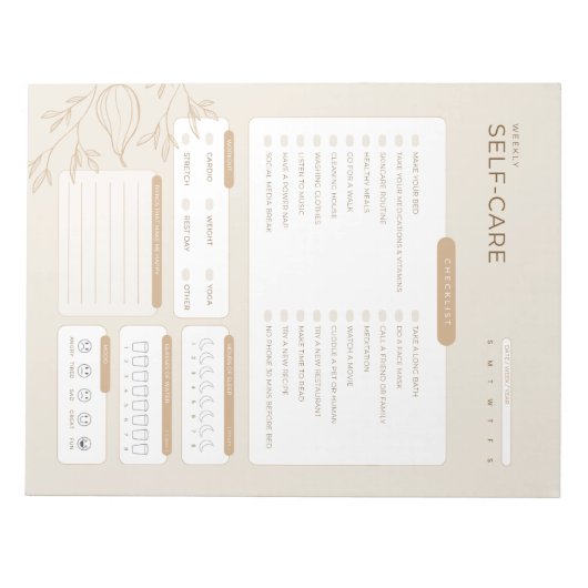 Drukke Joodse Moeder Weekly-Self Care Planner 2024 Notitieblok (Voorkant)