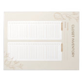 Drukke Joodse Moeder's Kast Inventaris Checklist 2 Notitieblok (Voorkant)