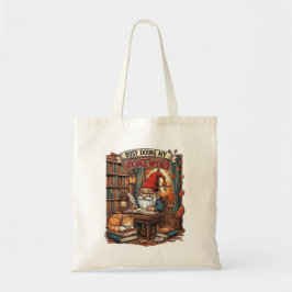 Drukke kabouter ontwerp tote bag