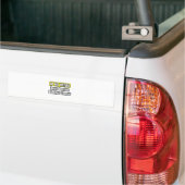 Drukke kloppend blaaskanker bumpersticker (Op Truck)