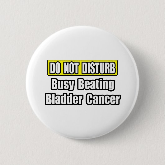 Drukke kloppend blaaskanker ronde button 5,7 cm (Voorkant)