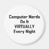 Drukke nerds magneet (Voorkant)