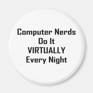 Drukke nerds magneet