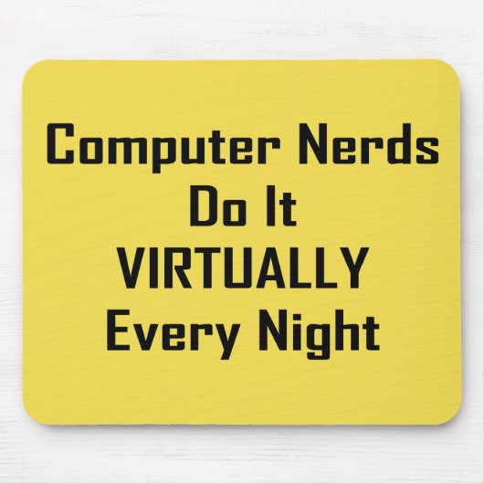 Drukke nerds muismat (Voorkant)