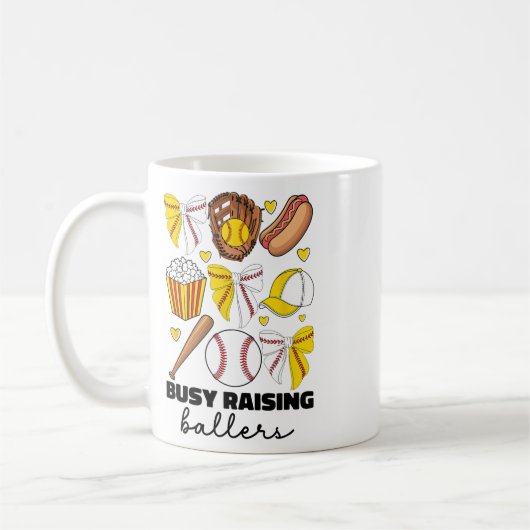 Drukke opvoeding Byllers Bysebyll en Softbyll Mom  Koffiemok (Links)