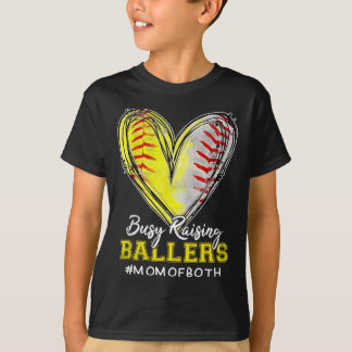Drukke opvoeding Llers Hart Mama van beide Softll  T-shirt