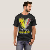 Drukke opvoeding Llers Hart Mama van beide Softll T-shirt (Voorkant volledig)