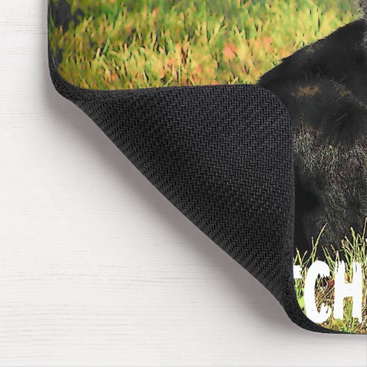 Drukke rechter miauw kat meme muismat (Hoek)