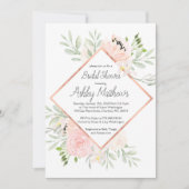 drukke Shower Invitation, cactus Kaart (Voorkant)