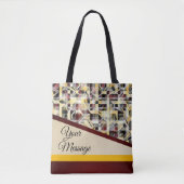 Drukke stadsblokken tote bag (Voorkant)