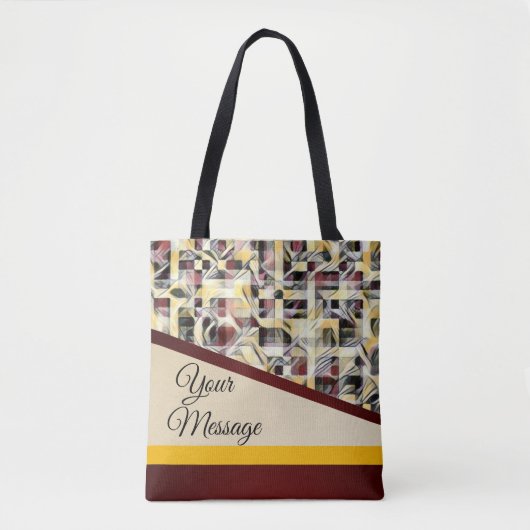 Drukke stadsblokken tote bag (Voorkant)