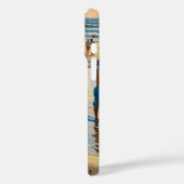 Drukke strandwandeling Case-Mate iPhone case (Achterkant / Links)