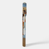 Drukke strandwandeling Case-Mate iPhone case (Achterkant / Rechts)