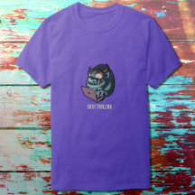 Drukke Trolling Internet Troll Laptop Cartoon