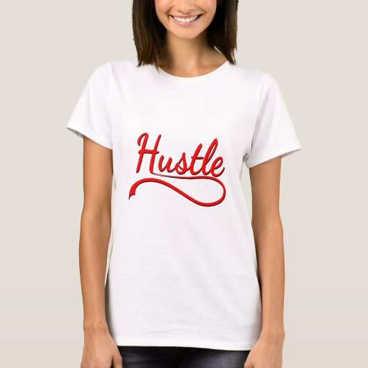 Drukke Typografie Kunst T-shirt (Voorkant)