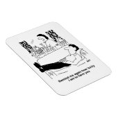 Drukke vrouw terwijl de ijdele echtgenoot rust. gr magneet (Rechterzijde)