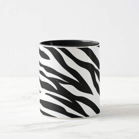 Drukken van dieren - zebra mok (Midden)