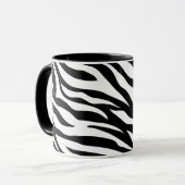 Drukken van dieren - zebra mok (Voorkant links)