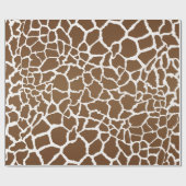 Drukken van Giraffe in chocolade en room Cadeaupapier (Vlak)
