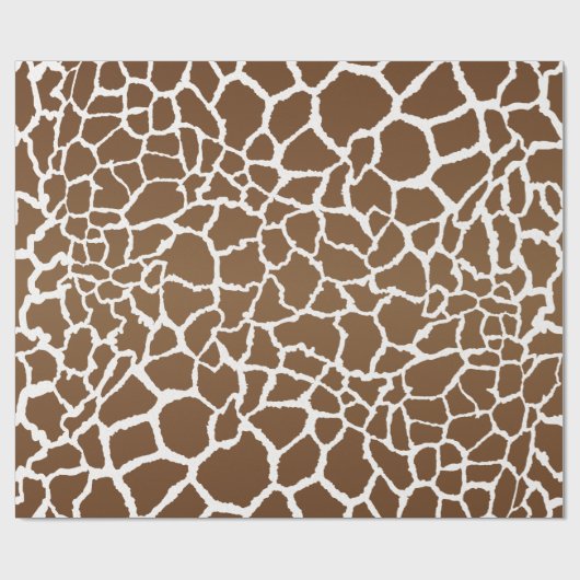 Drukken van Giraffe in chocolade en room Cadeaupapier (Vlak)