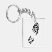 Drukken van mannetjes sleutelhanger (Voorkant Links)