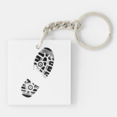 Drukken van mannetjes sleutelhanger (Achterkant)