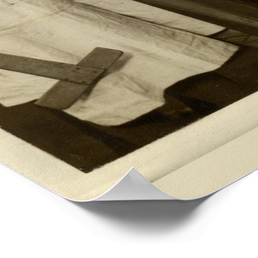  drukkerijen Daughaday Modeldrukpers Poster (Hoek)