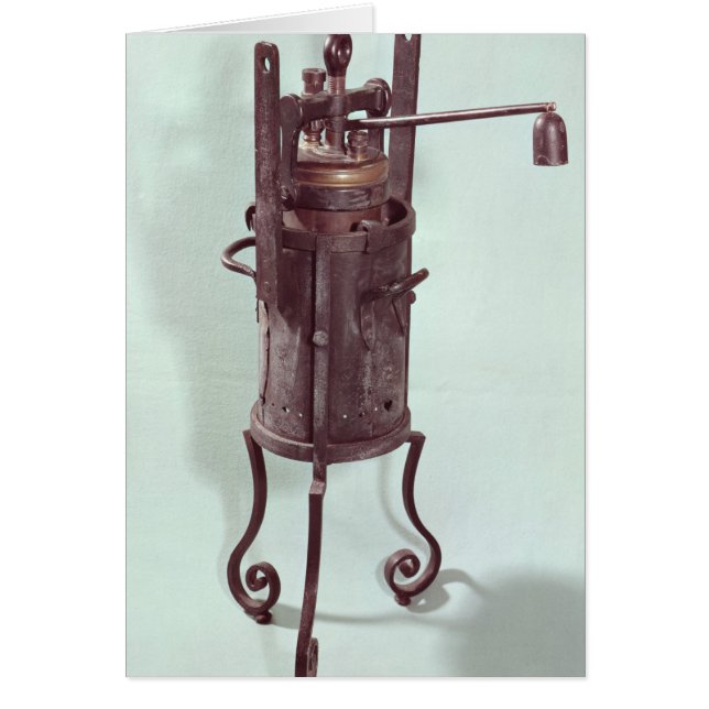 Drukkoker, uitgevonden door Denis Papin 1679 (Voorkant)