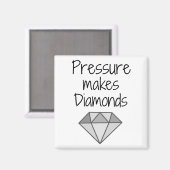 Drukmachines diamanten magneet (Voorkant / Achterkant)