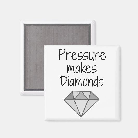 Drukmachines diamanten magneet (Voorkant / Achterkant)