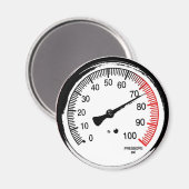 Drukmeter magneet (Voorkant / Achterkant)