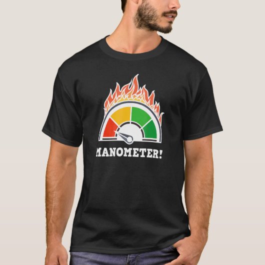 Drukmeter met Duitse tekst Handwerker Home I T-shirt (Voorkant)